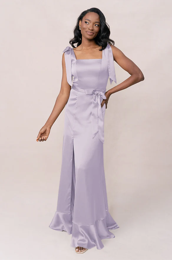 Stevie Satin Dress | Made To Order - Image 137