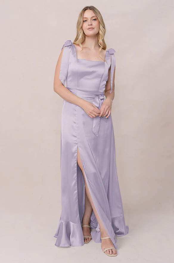Stevie Satin Dress | Made To Order - Image 139