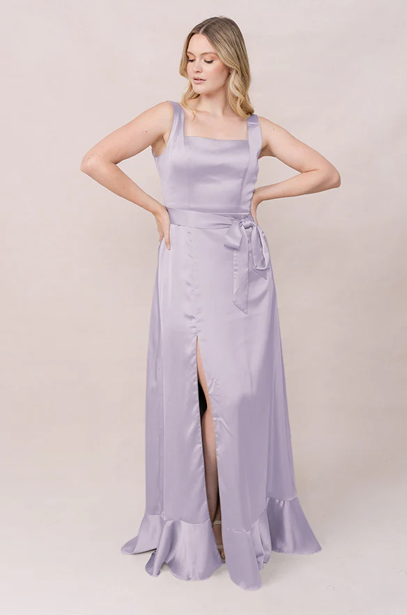 Stevie Satin Dress | Made To Order - Image 140
