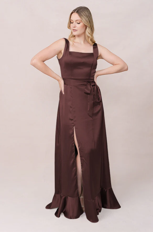 Stevie Satin Dress | Made To Order - Image 148