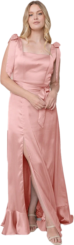 Stevie Satin Dress | Made To Order - Image 16
