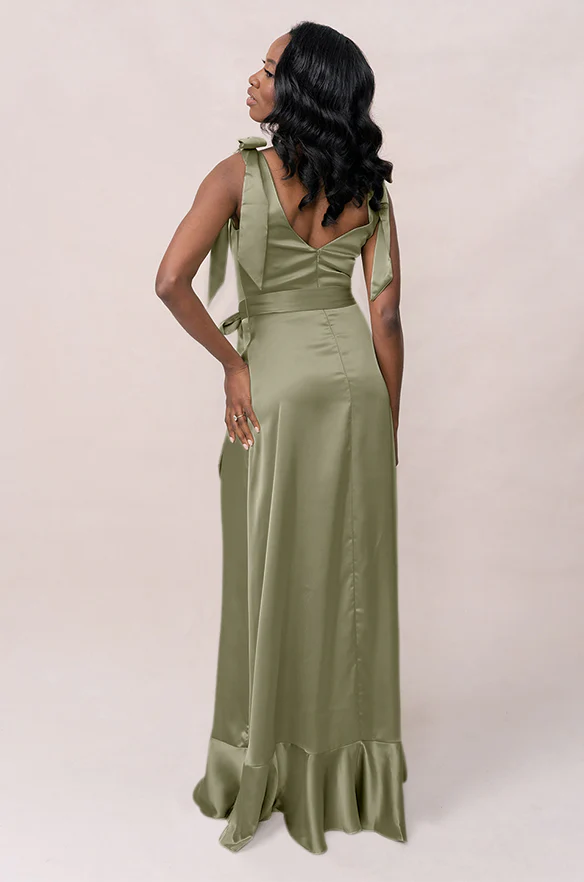 Stevie Satin Dress | Made To Order - Image 160