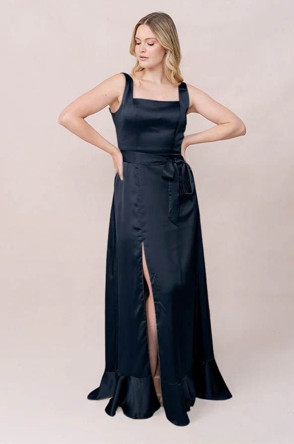 Stevie Satin Dress | Made To Order - Image 161
