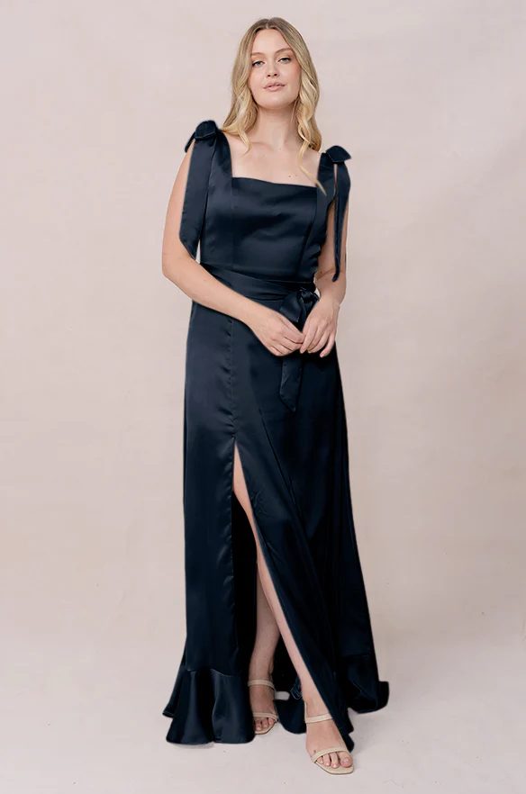Stevie Satin Dress | Made To Order - Image 162