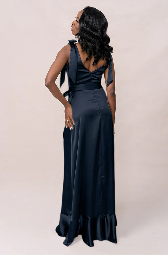Stevie Satin Dress | Made To Order - Image 164