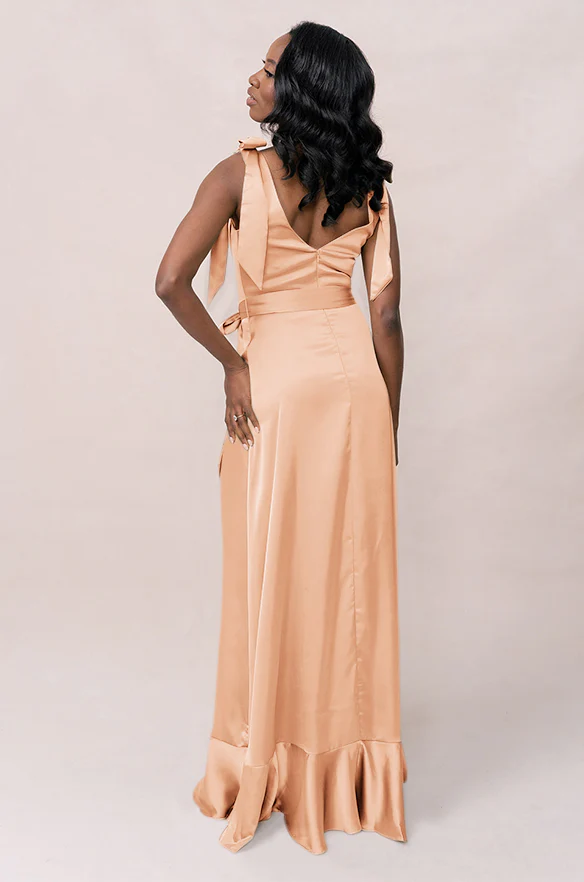 Stevie Satin Dress | Made To Order - Image 166