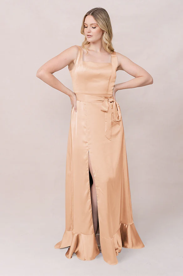 Stevie Satin Dress | Made To Order - Image 168