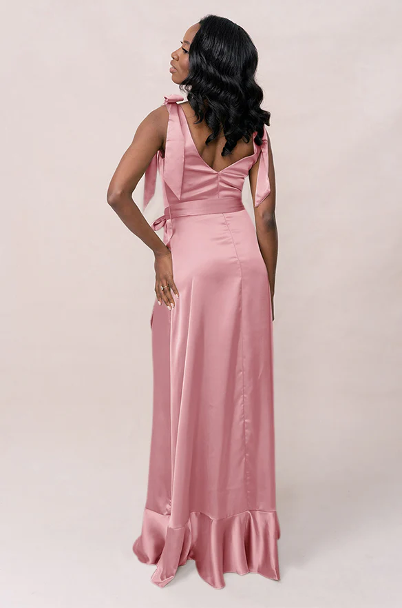 Stevie Satin Dress | Made To Order - Image 188