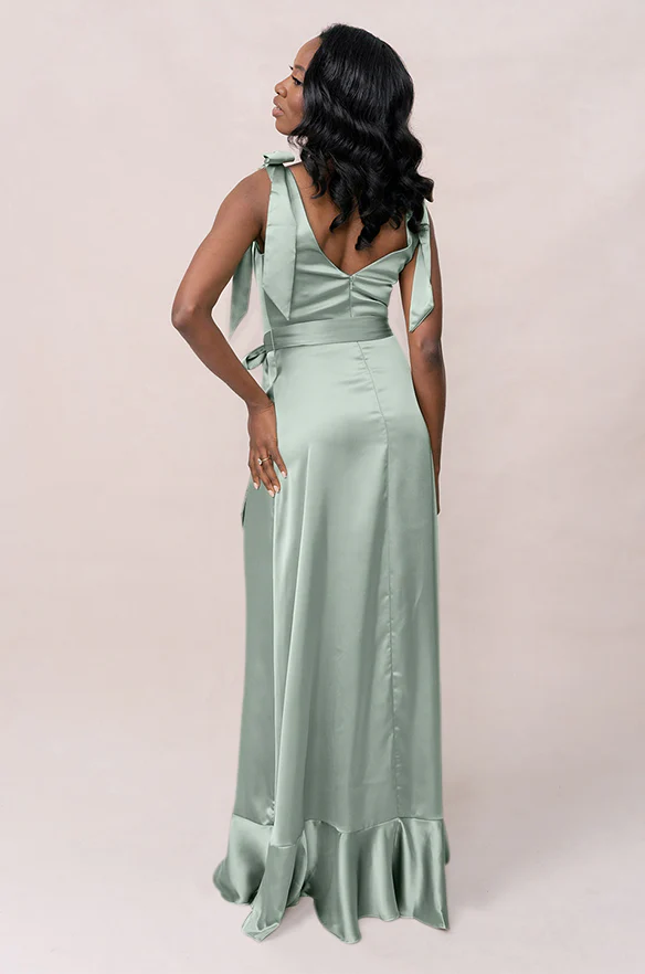 Stevie Satin Dress | Made To Order - Image 196
