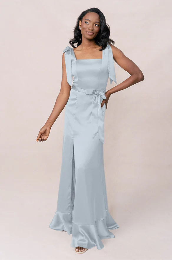 Stevie Satin Dress | Made To Order - Image 199