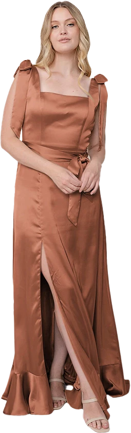 Stevie Satin Dress | Made To Order - Image 20