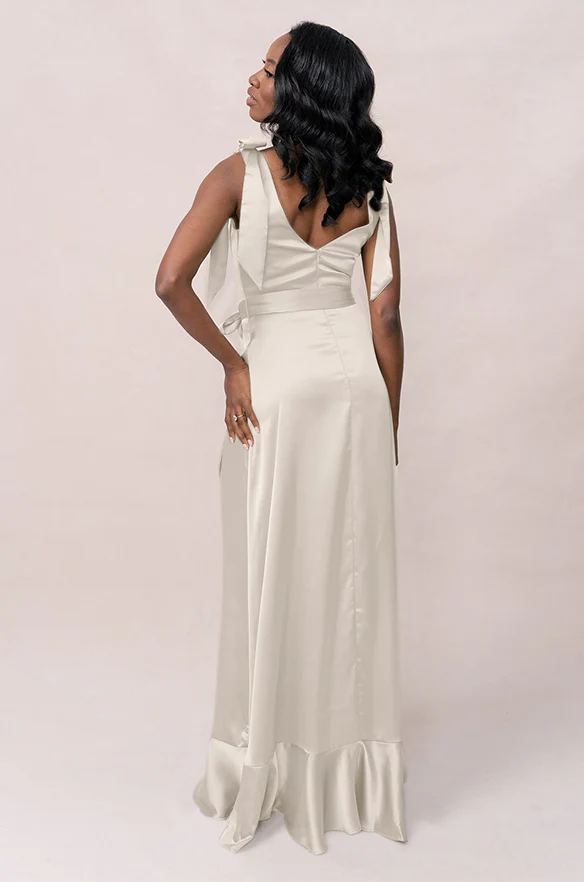 Stevie Satin Dress | Made To Order - Image 204