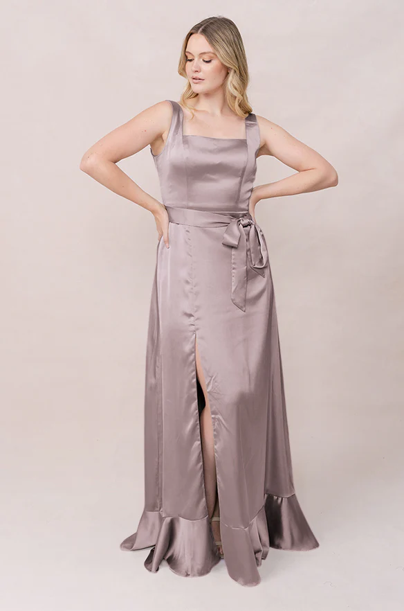 Stevie Satin Dress | Made To Order - Image 211