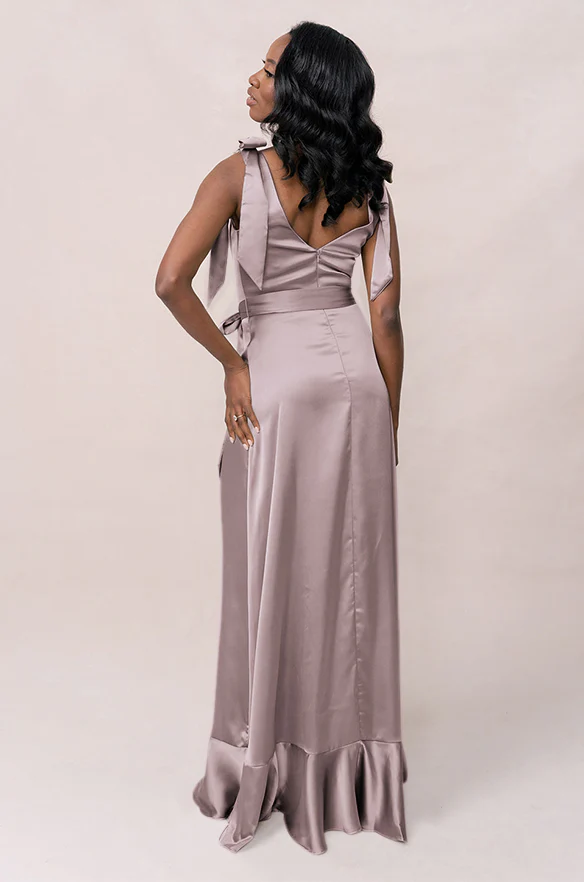 Stevie Satin Dress | Made To Order - Image 214