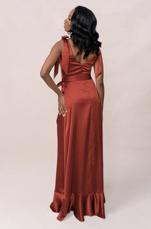 Stevie Satin Dress | Made To Order - Image 217