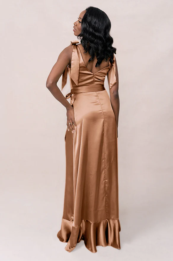 Stevie Satin Dress | Made To Order - Image 220
