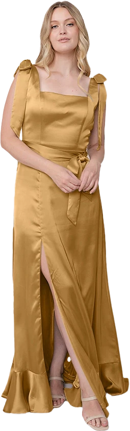 Stevie Satin Dress | Made To Order - Image 29