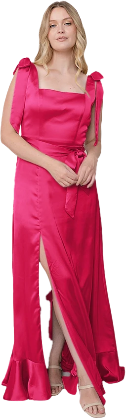Stevie Satin Dress | Made To Order - Image 32