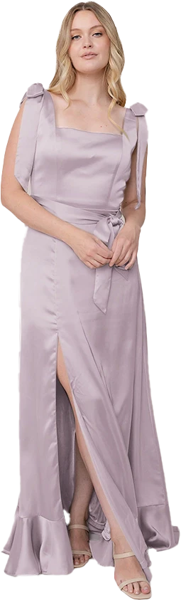 Stevie Satin Dress | Made To Order - Image 37