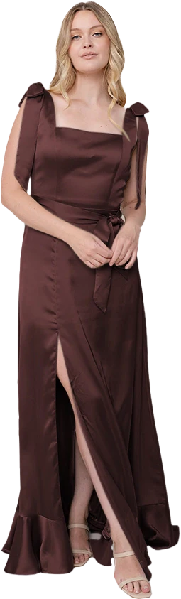 Stevie Satin Dress | Made To Order - Image 38