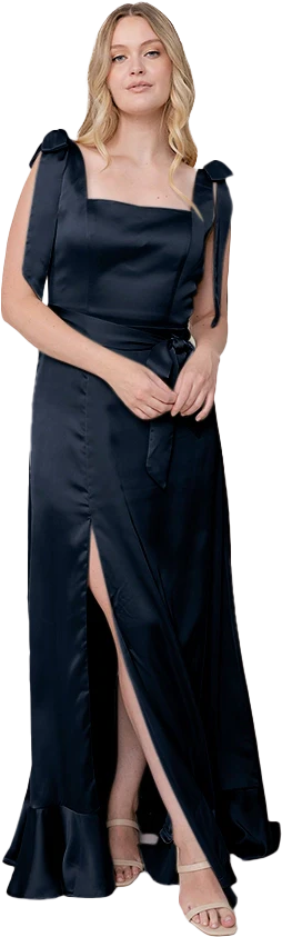 Stevie Satin Dress | Made To Order - Image 42