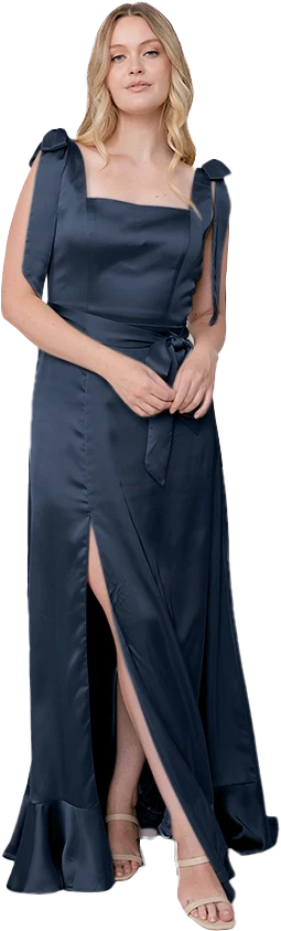Stevie Satin Dress | Made To Order - Image 46