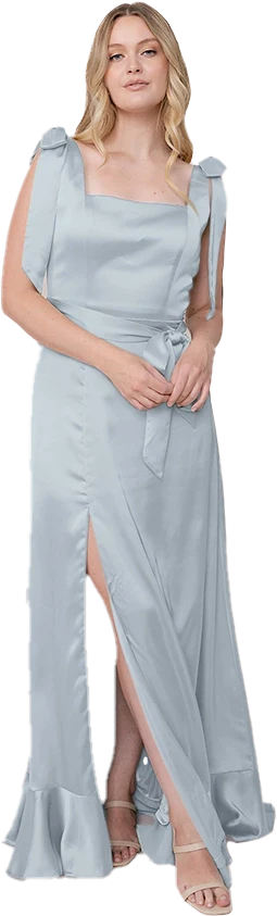 Stevie Satin Dress | Made To Order - Image 51