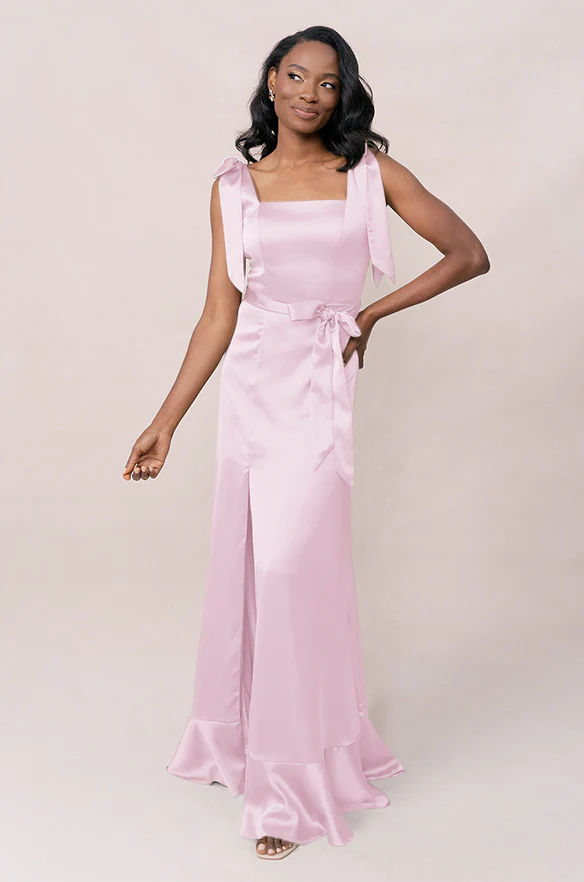 Stevie Satin Dress | Made To Order - Image 57