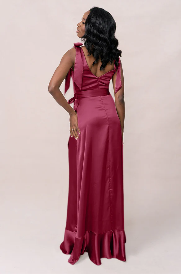 Stevie Satin Dress | Made To Order - Image 62