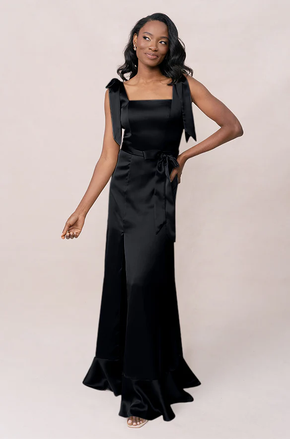 Stevie Satin Dress | Made To Order - Image 63