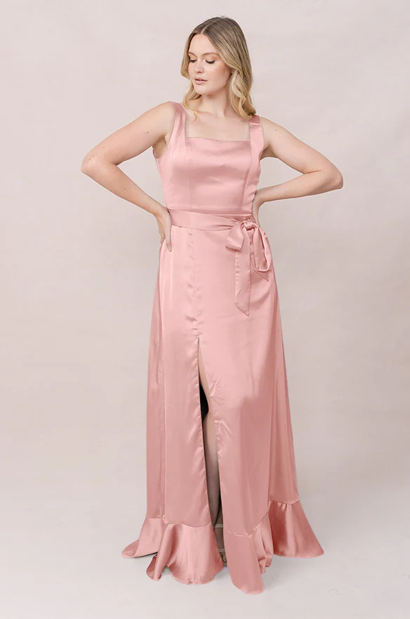 Stevie Satin Dress | Made To Order - Image 70