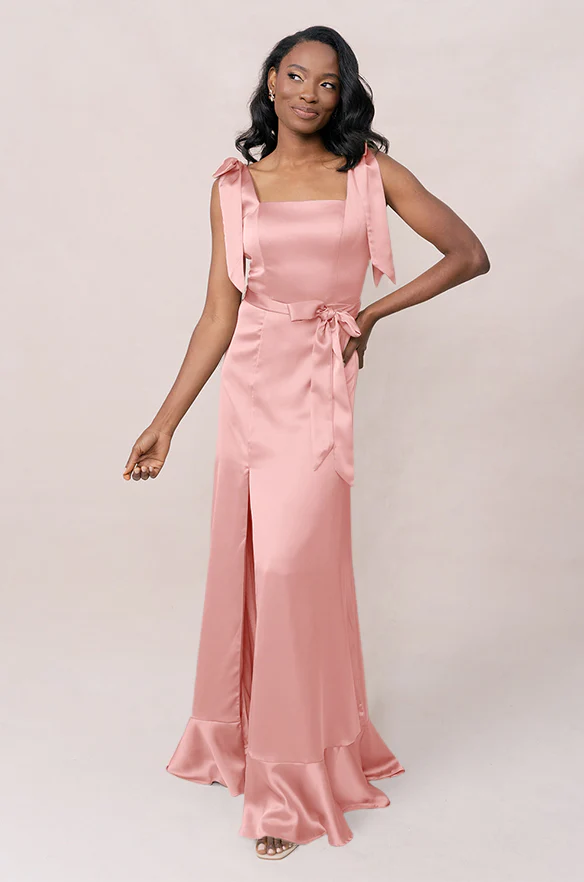 Stevie Satin Dress | Made To Order - Image 71