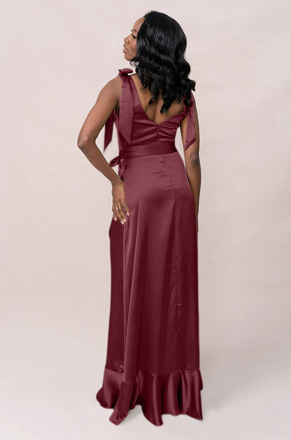 Stevie Satin Dress | Made To Order - Image 74