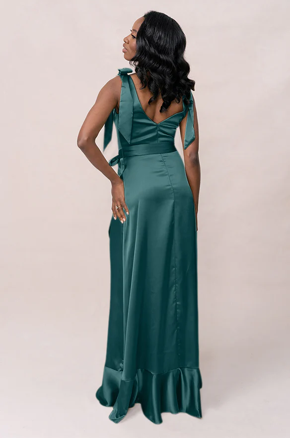 Stevie Satin Dress | Made To Order - Image 80