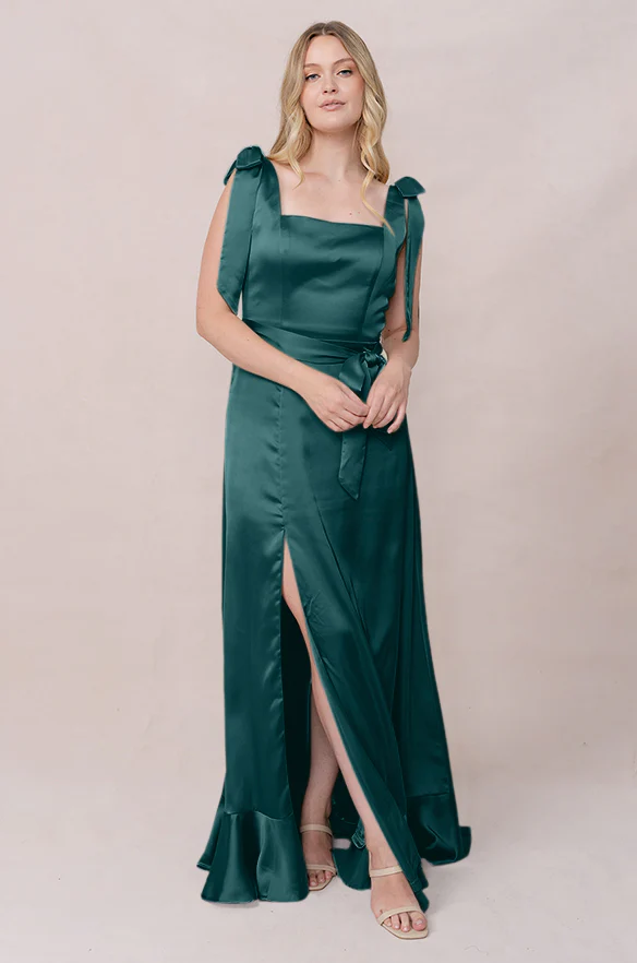 Stevie Satin Dress | Made To Order - Image 81