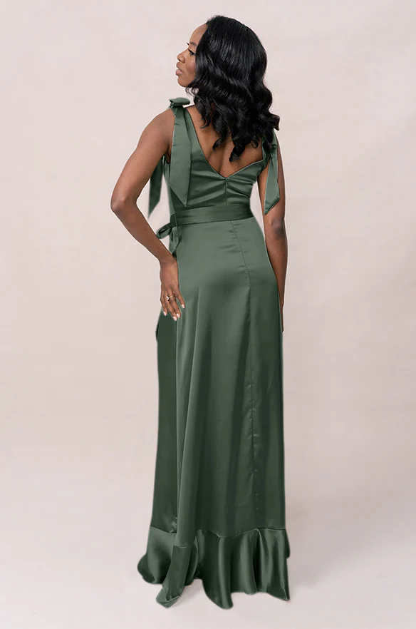 Stevie Satin Dress | Made To Order - Image 86