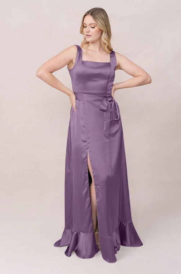 Stevie Satin Dress | Made To Order - Image 94