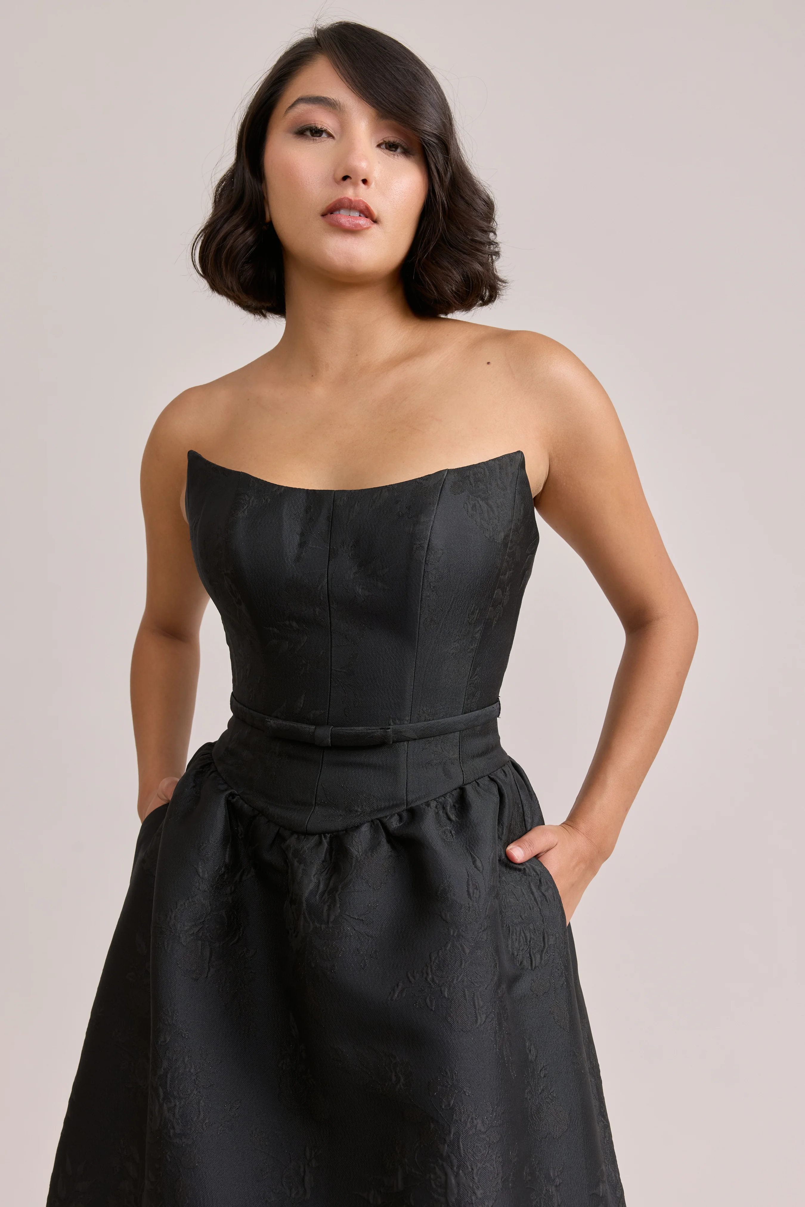 Sutton Jacquard Dress | Made To Order - Image 10
