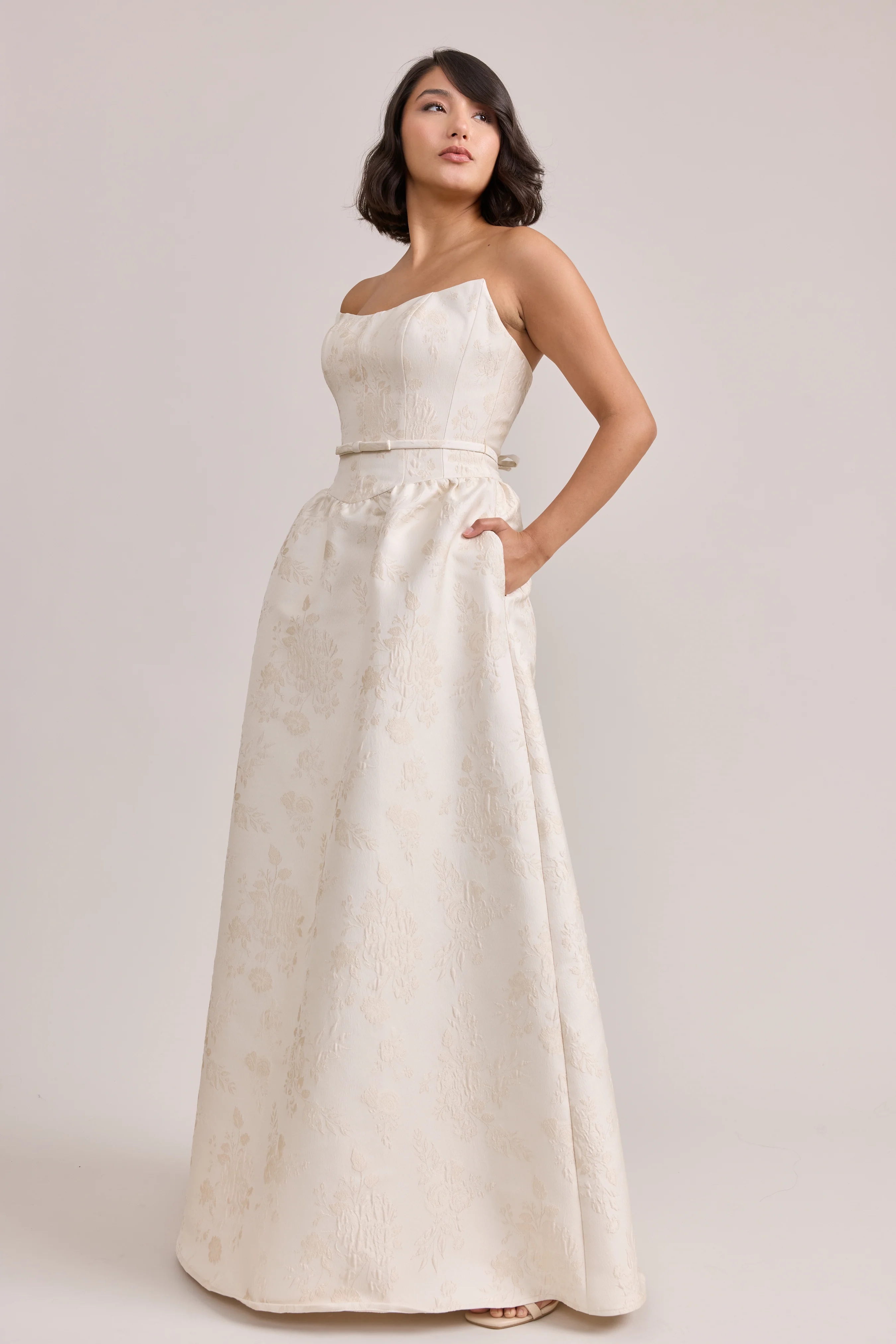 Sutton Jacquard Dress | Made To Order - Image 12