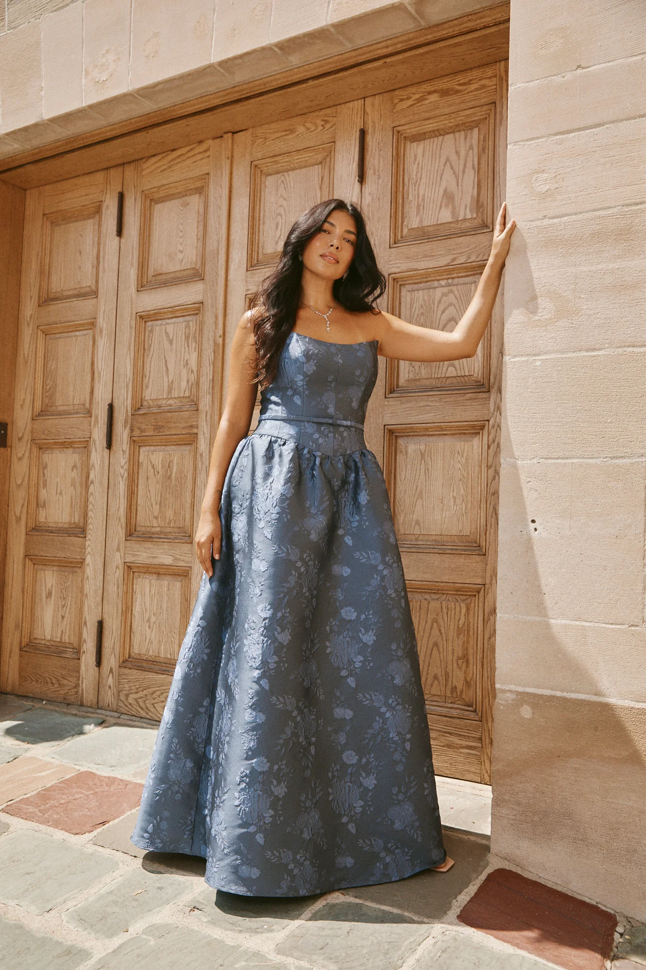 Sutton Jacquard Dress | Made To Order - Image 15