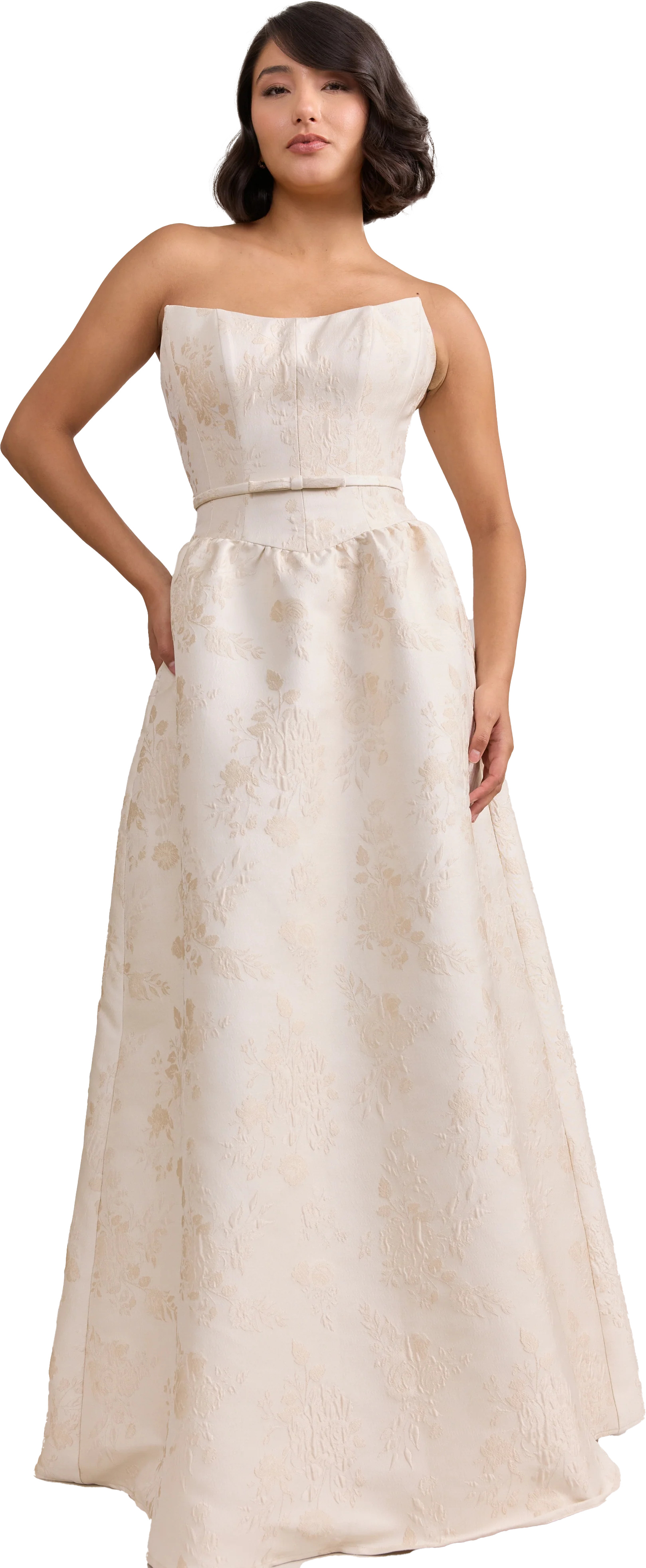 Sutton Jacquard Dress | Made To Order - Image 33