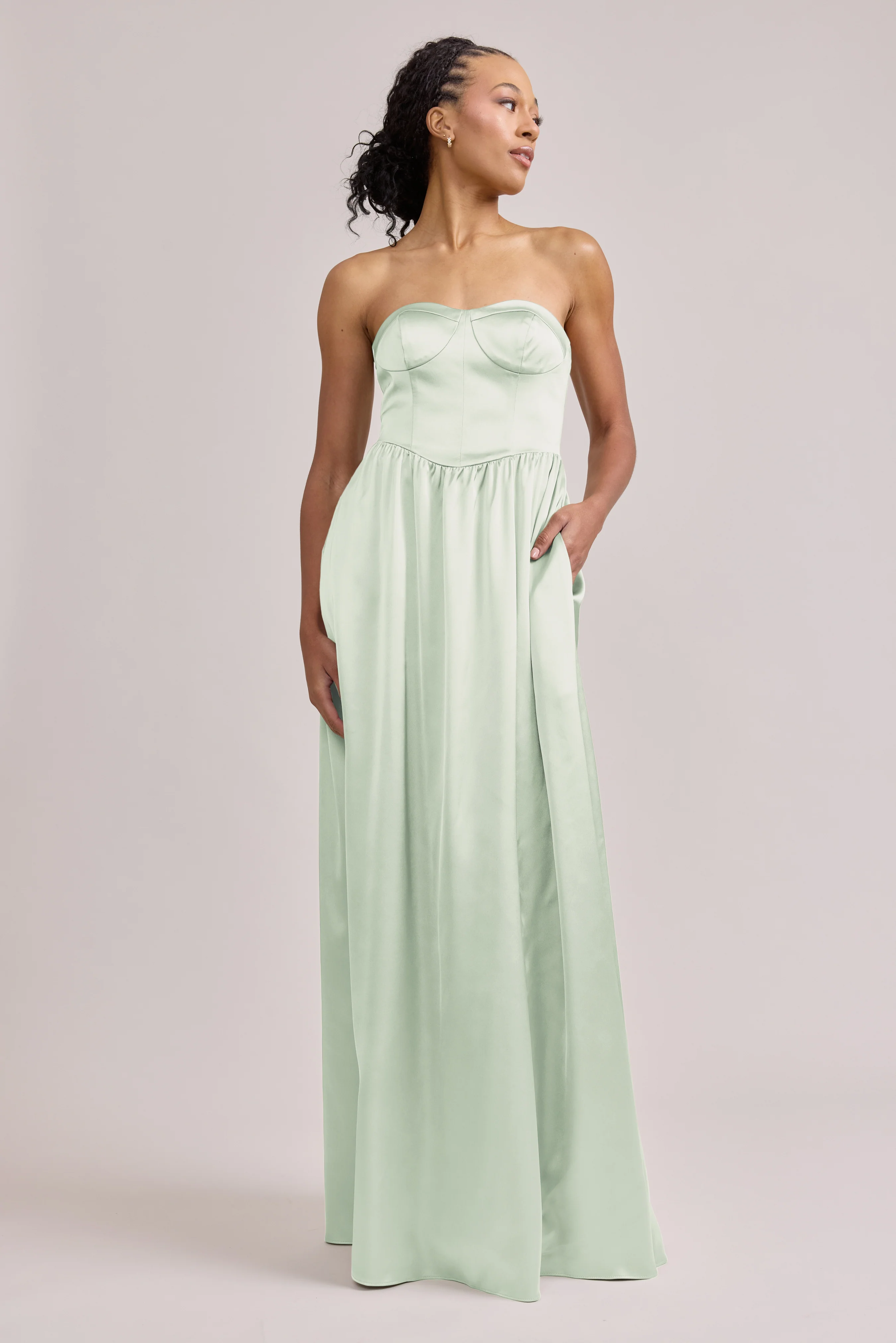 Sydney Satin Dress | Made To Order - Image 110