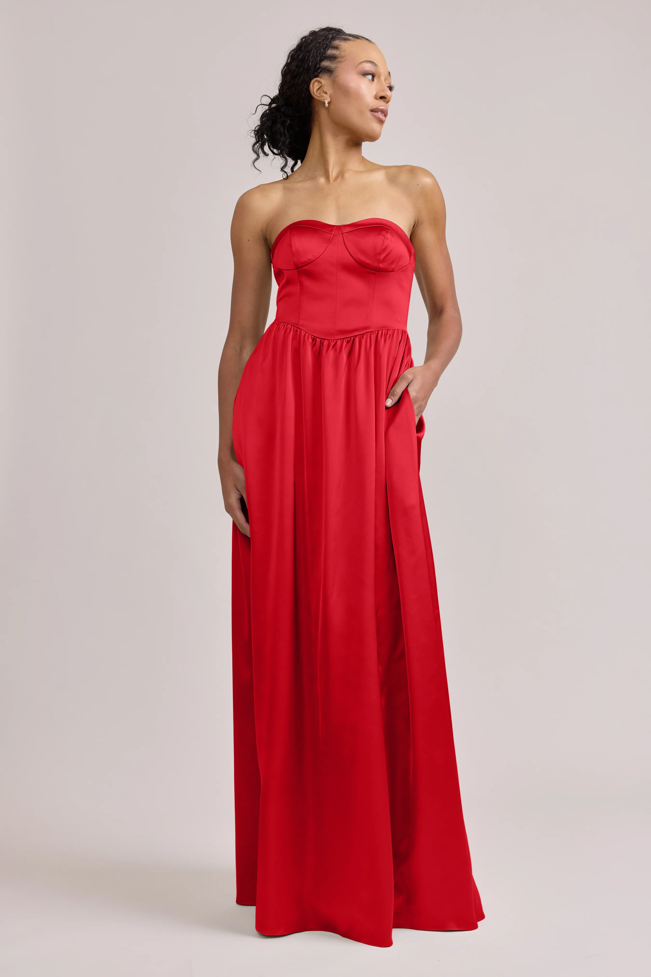 Sydney Satin Dress | Made To Order - Image 113