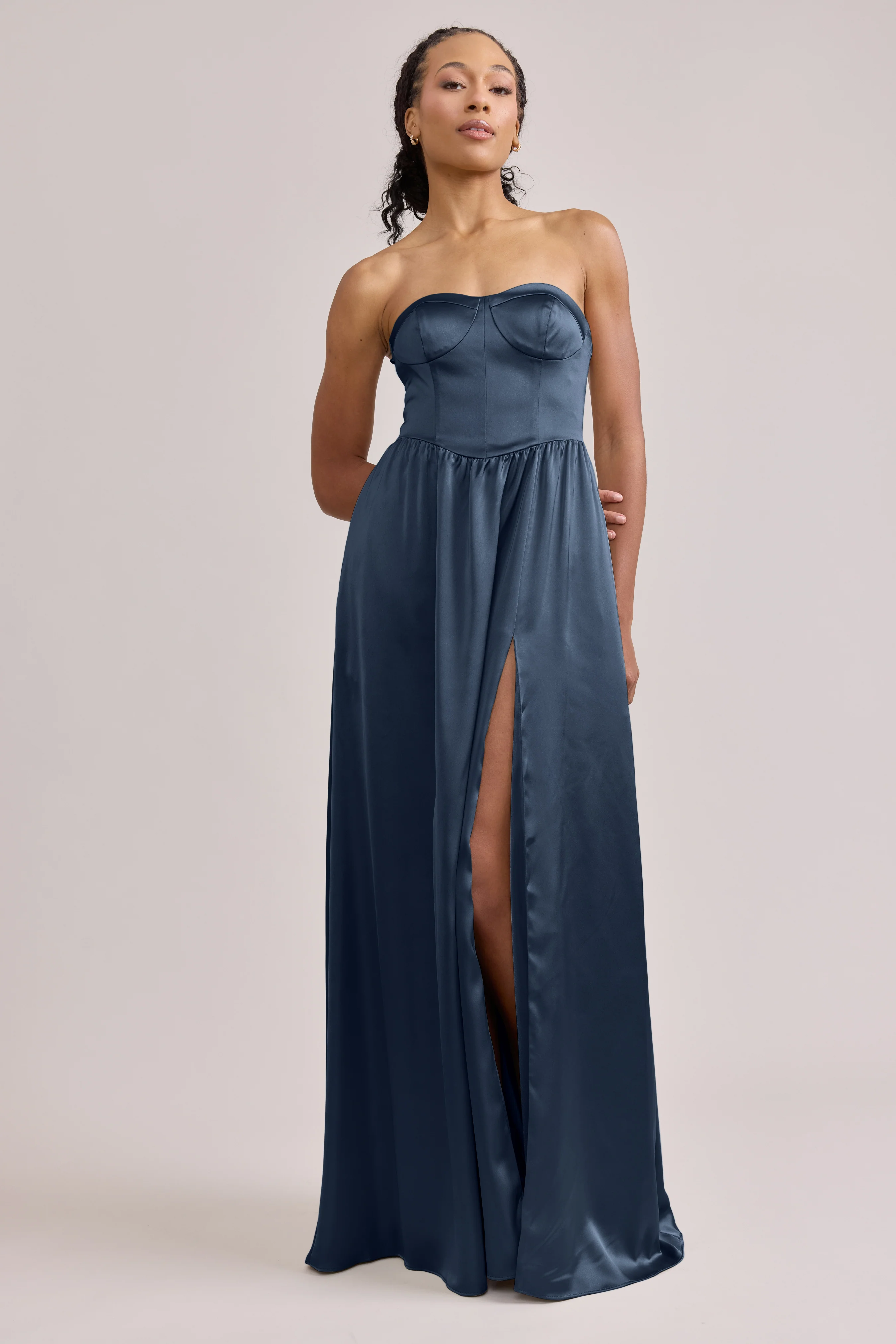 Sydney Satin Dress | Made To Order - Image 117