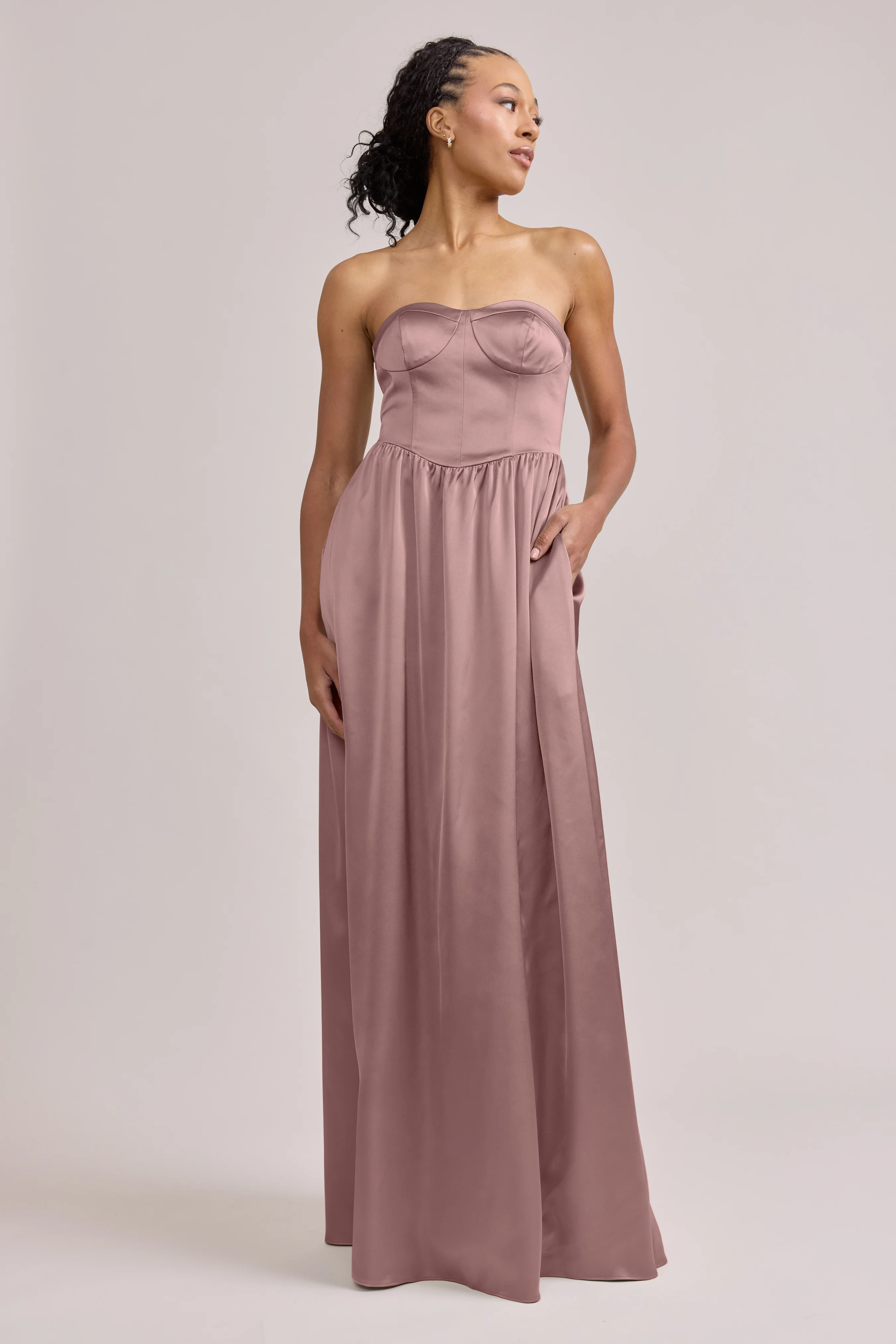 Sydney Satin Dress | Made To Order - Image 122