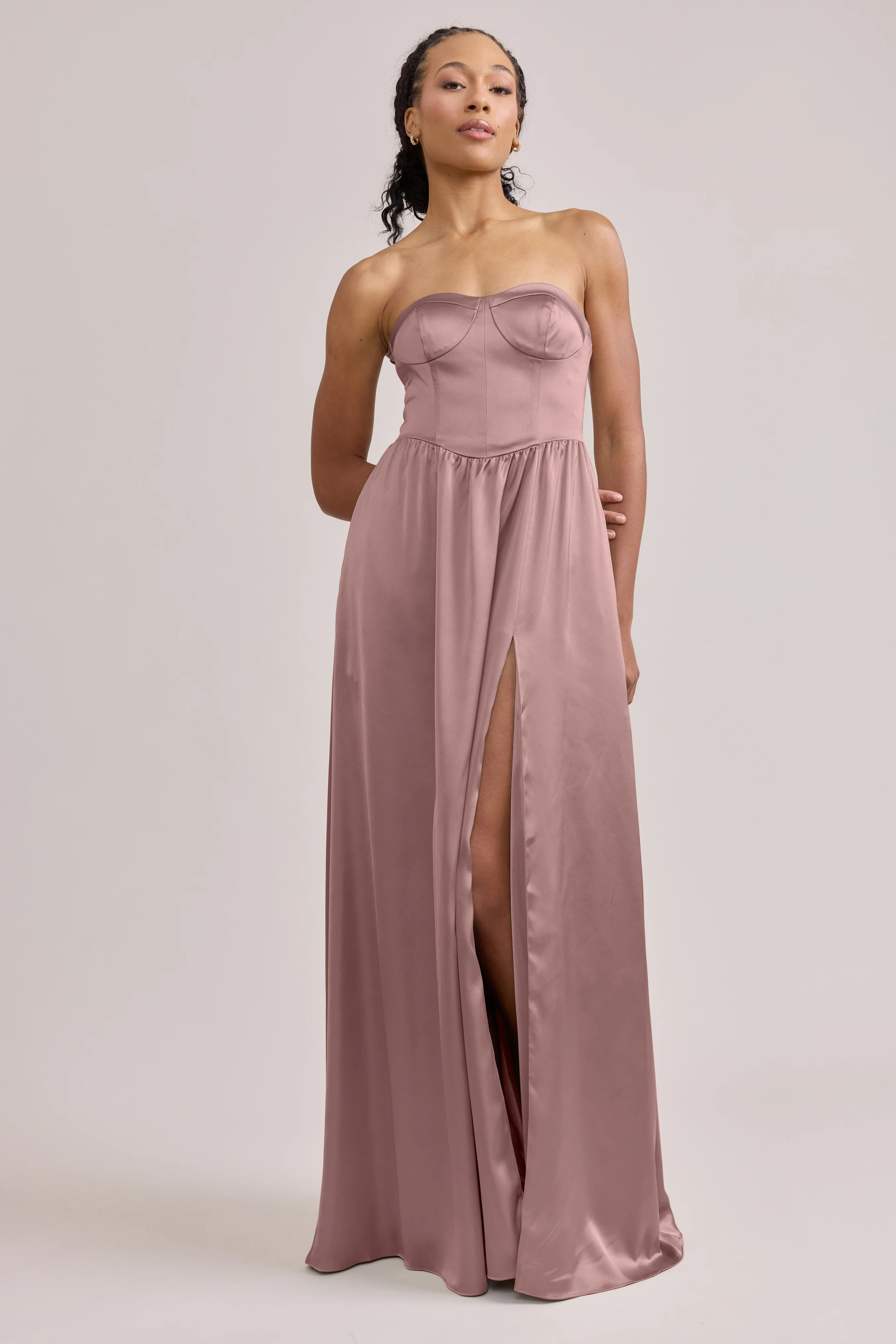 Sydney Satin Dress | Made To Order - Image 123