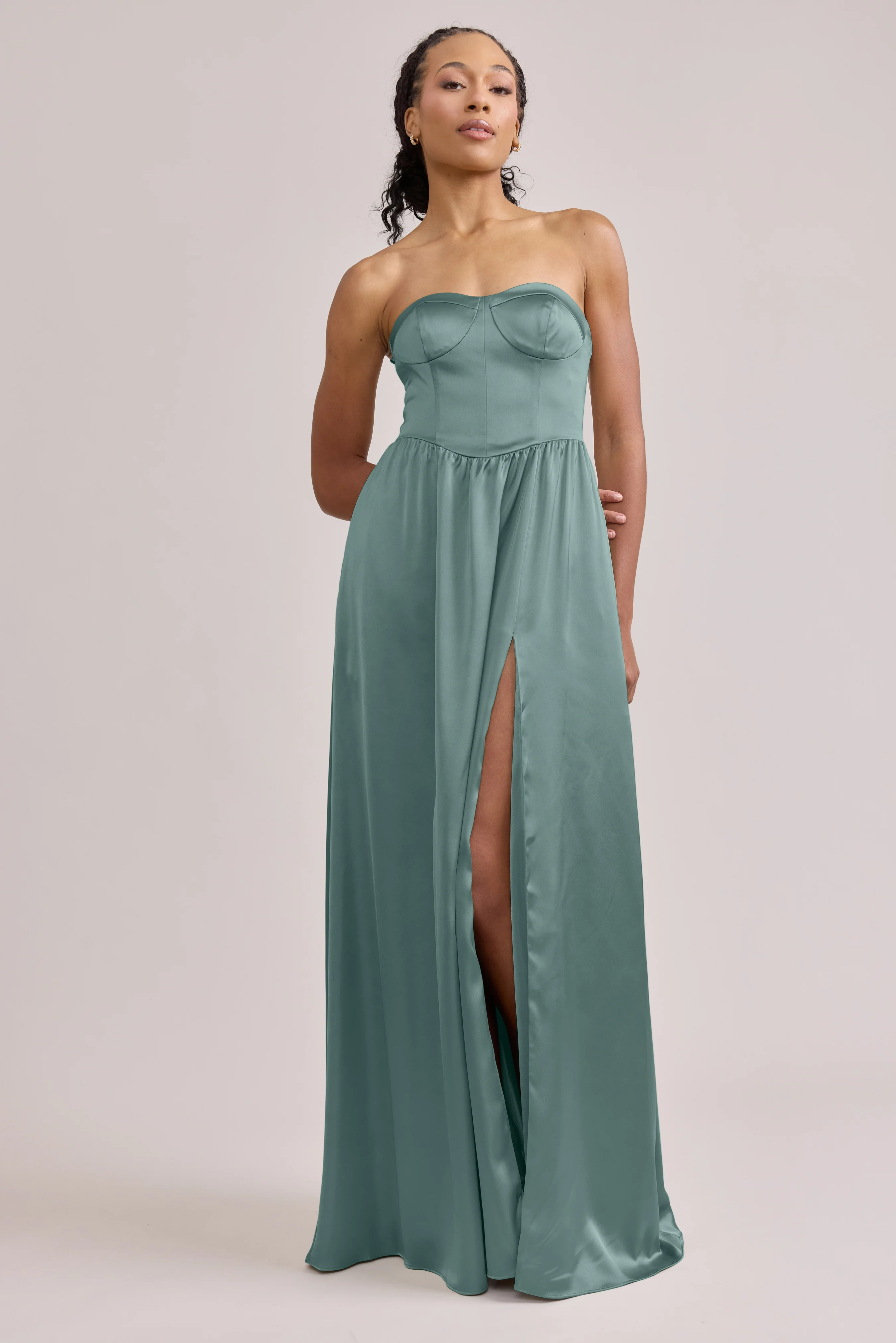 Sydney Satin Dress | Made To Order - Image 126