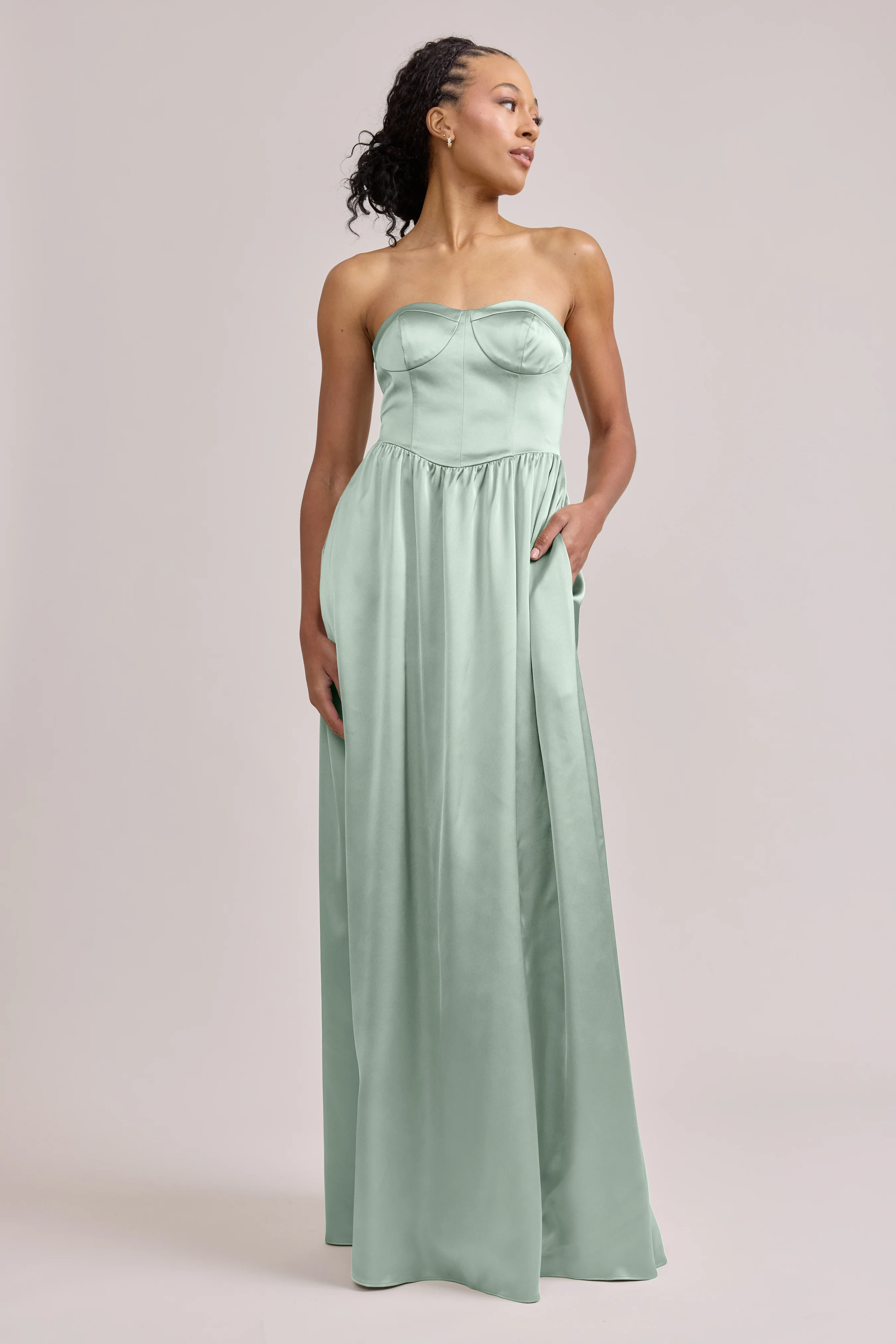 Sydney Satin Dress | Made To Order - Image 134