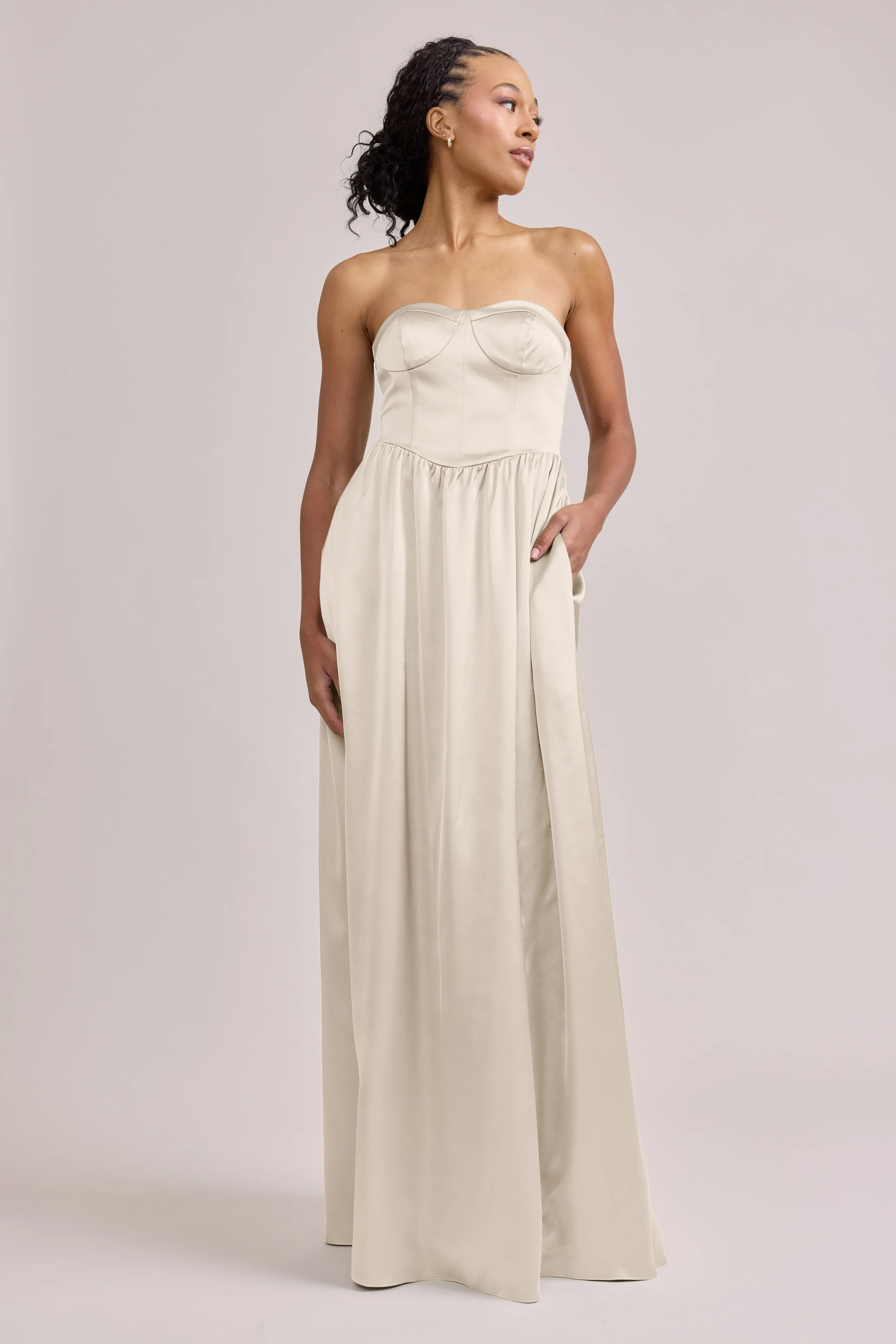 Sydney Satin Dress | Made To Order - Image 140