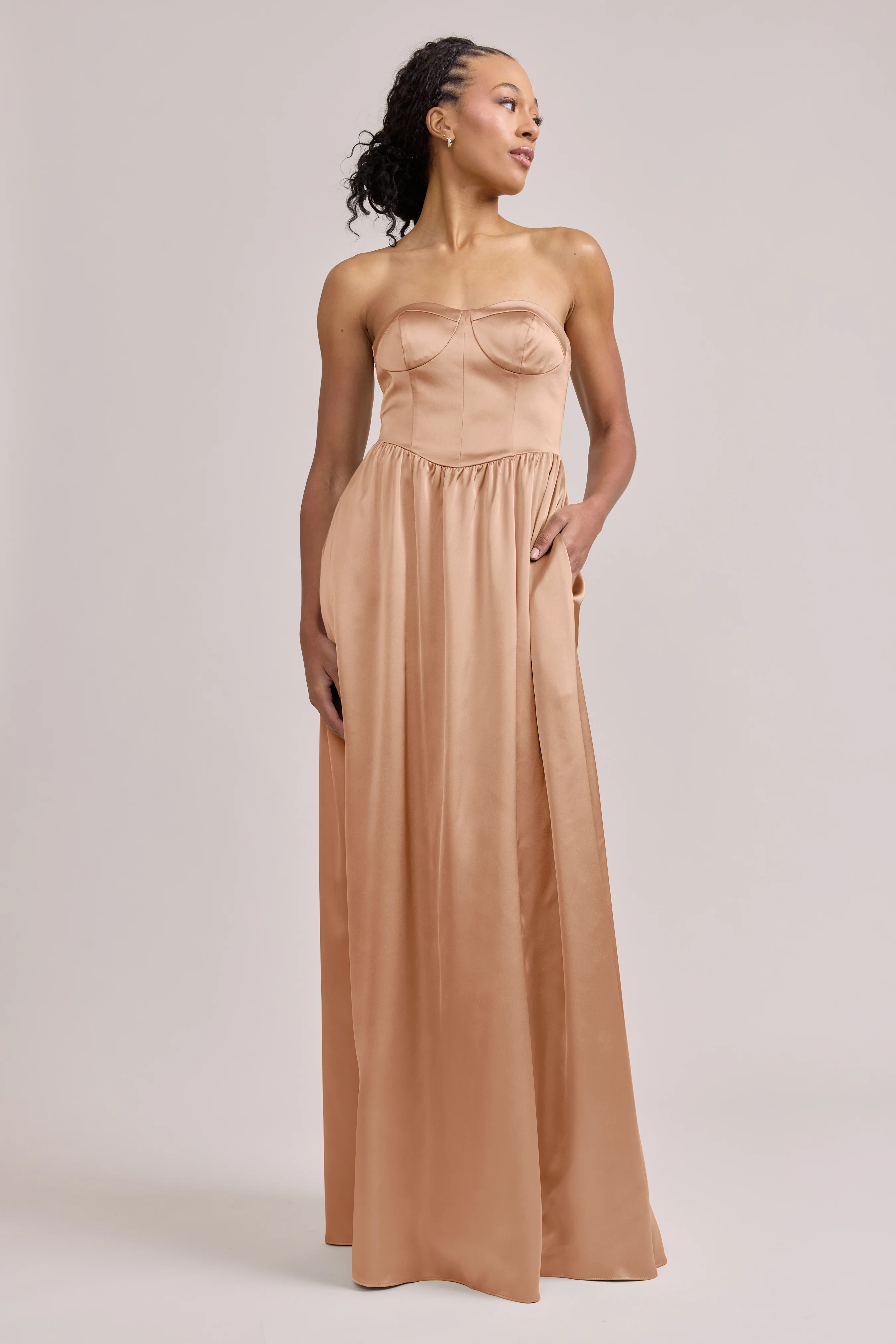 Sydney Satin Dress | Made To Order - Image 152